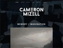 Tablet Screenshot of cameronmizell.com